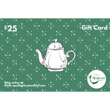 Load image into Gallery viewer, Apothecary Teas Gift Card
