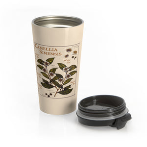 Camellia Sinensis Stainless Steel Travel Mug